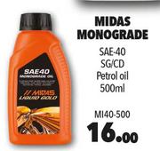 Midas Monograde Petrol Oil M140 500-500ml