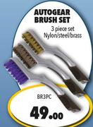 Autogear 3 Piece Brush Set BR3PC
