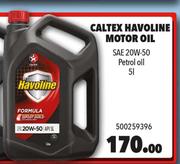 Caltex Havoline Motor Oil Petrol Oil SAE 20W-50-5L