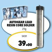 Autogear Lead Resin Core Solder 21g SIC01
