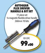 Autogear 11 Piece Flex Driver Handle & Bit Set FD12PC