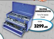 Midas 90 Stuk Gereedskapstel 1/2" & 3/8" Dryfsok 3 Laaie TK90M