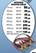 Autogear Booster Cables 120-amp. BBC120