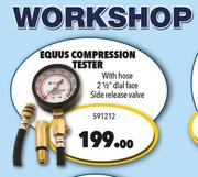 Equus Compression Tester With Hose 2 1/2" Dial Face Side Release Valve