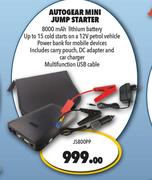 Autogear Mini Jump Starter JS800PP