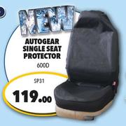 Autogear Single Seat Protector 600D SP31