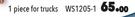 Autogear Warning Triangles 2 Piece For Trucks WS1205-1