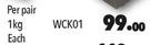 Autogear Truck Wheel Chocks 1kg WCK01-Per Pair