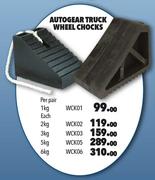 Autogear Truck Wheel Chocks 5kg WCK05-Per Pair