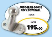 Autogear Goose Neck Tow Ball 50mm GA214