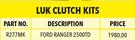 Luk Clutch Kit For Ford Ranger 2500TD Part No R277MK