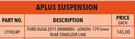 Aplus Suspension For Ford Kuga 2011 Onwards Length 179.5mm Rear Stabilizer Link Part No 21902AP-Ea