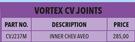Vortex CV Joints Inner Chev Aveo Part No CVJ237M