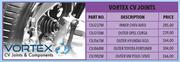 Vortex CV Joints Inner Chev Aveo Part No CVJ237M