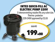 Intex Quick-Fill AC Electric Pump 220V 66640