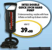 Intex Double Quick 29 cm Hand Pump 68612