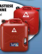Autogear 10Ltr Plastiese Jerry Can JC21