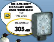 Hella Valuefit LED Square Work Light Flood Beam 1GA-357102-002
