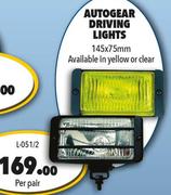 Autogear Driving Lights L-051/2-Per Pair