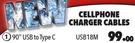 Midas Style Cellphone Charger Cable USB18M