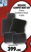 Midas Style Deluxe Carpet Mat Set MA40M/41M