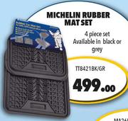 Michelin 4 Piece Rubber Mat Set TT8421BK/GR-Each