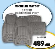 Michelin 4 Piece Mat Set 965BK/GR