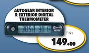 Autogear Interior & Exterior Digital Thermometer TH91