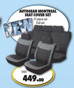 Autogear Montreal 11 Piece Seat Cover Full Set SA82