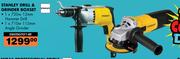 Stanley Drill & Grinder Box Set