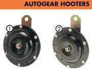 Autogear 12V Black Single Hooters HT705B
