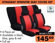 Stingray 6 Piece Sprinter Seat Cover Set SA160/1/2/3