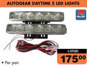 Autogear Daytime 5 LED Lights L-07LED-Per Pair
