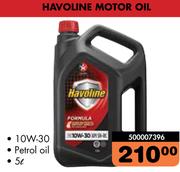 Caltex Havoline Motor Oil 10W-30-5Ltr