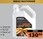 Midas Liquid Gold Multigrade-5Ltr
