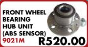 Front Wheel Bearing Hub Unit ABS Sensor 9021M For VW Polo Vivo 1.4i 2010