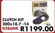 Luk Clutch Kit 200x18.7-14 R286MK For Opel Corsa 1.4i LDV 2005-2009