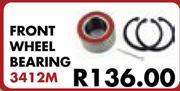 Front Wheel Bearing 3412M For Opel Corsa 1.4i LDV 2005-2009