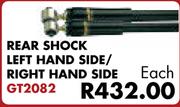 Rear Shock Left Hand Side/Right Hand Side GT2982 For Opel Corsa 1.4i LDV 2005-2009-Each