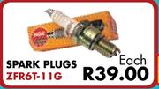 Spark Plugs ZFR6T-11G For VW Polo Vivo 1.4i 2010-Each