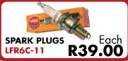 Spark Plugs LFR6C-11 For Toyota Quantum 2.7 2004-Each