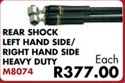 Rear Shock Left Hand Side/Right Hand Side Heavy Duty M8074 For Toyota Quantum 2.7 2004-Each