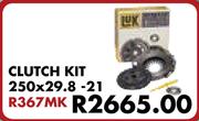 Luk Clutch Kit 250x29.8-21 R367MK For Toyota Quantum 2.7 2004