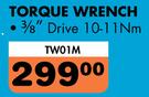 Midas 3/8" Drive 10-11Nm Torque Wrench TW01M