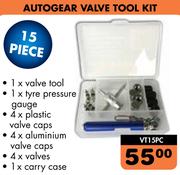 Autogear 15 Piece Valve Tool Kit