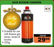 Alva Butane Canister CCR100