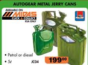 Autogear 5Ltr Metal Jerry Can JC04(For Petrol Or Diesel)