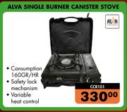 Alva Single Burner Canister Stove CCR101