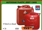 Autogear 5Ltr Plastic Jerry Can JC22(For Petrol Or Diesel)
