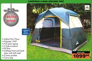 Campgear 4 man Geelong Tent S0075-05G